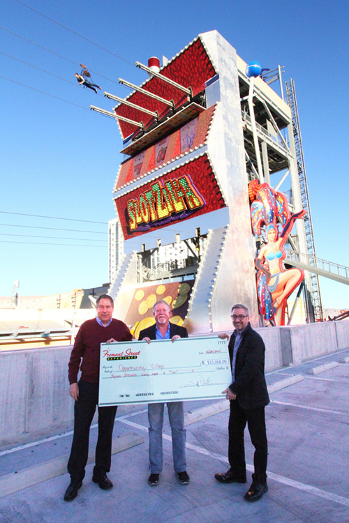 Opportunity Village Receives $15,068 Donation From SlotZilla Ticket Sales
