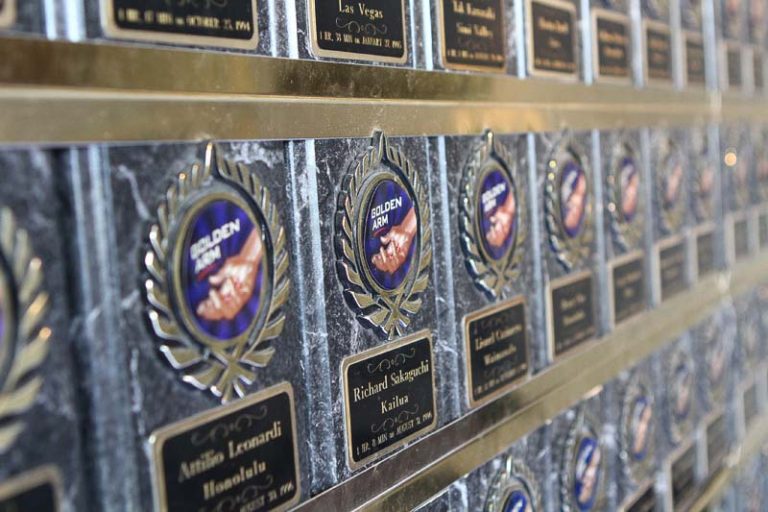 Golden Arm Wall of Fame