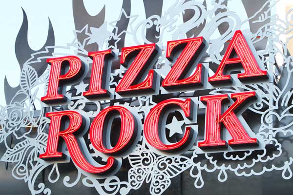 Pizza Rock Sign