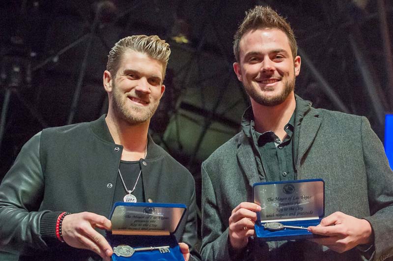 Baseball's Bryce Harper and Kris Bryant Get Keys to the City