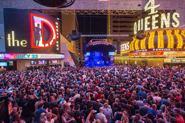 New Year's Eve 2023  Fremont Street in Downtown Las Vegas