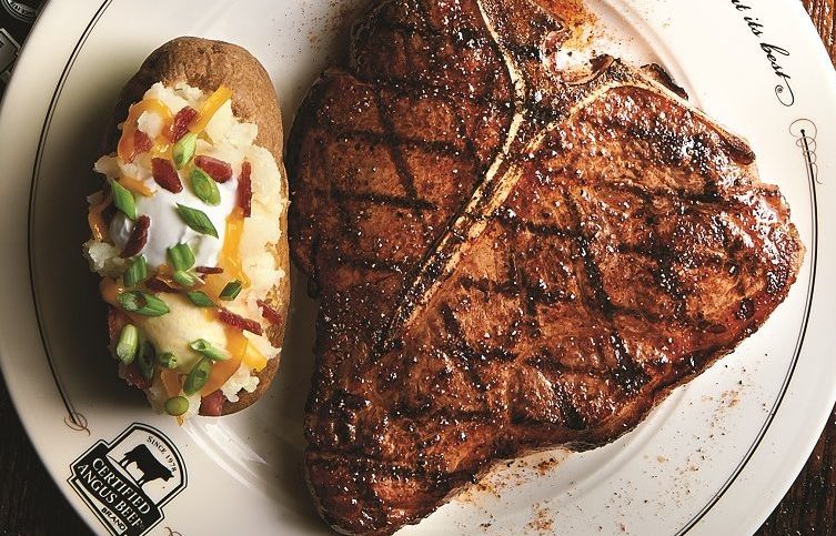 Steak from Saltgrass Steak House at Golden Nugget