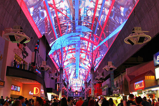 Fremont Street Experience Light Show Times