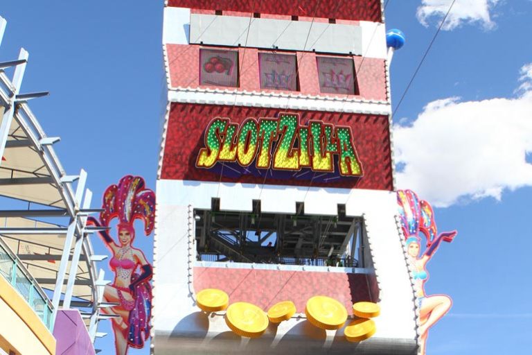 Official Site of the SlotZilla Zip Line in Downtown Las Vegas