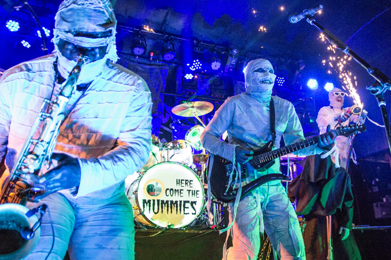 Here Come the Mummies Halloween Concert in Downtown Las Vegas