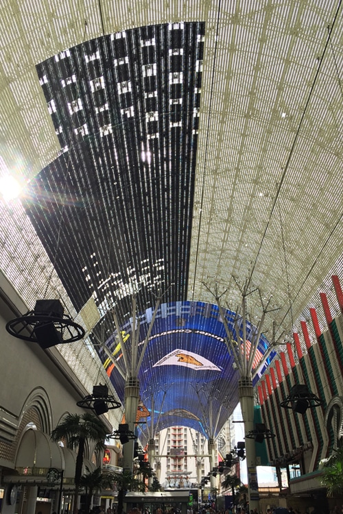 Third Section of Viva Vision Canopy under construction