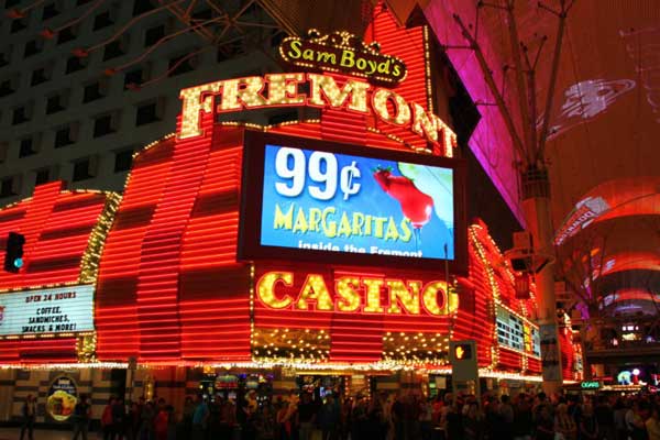 City Of Las Vegas Sign at Dusk by Aloha Art