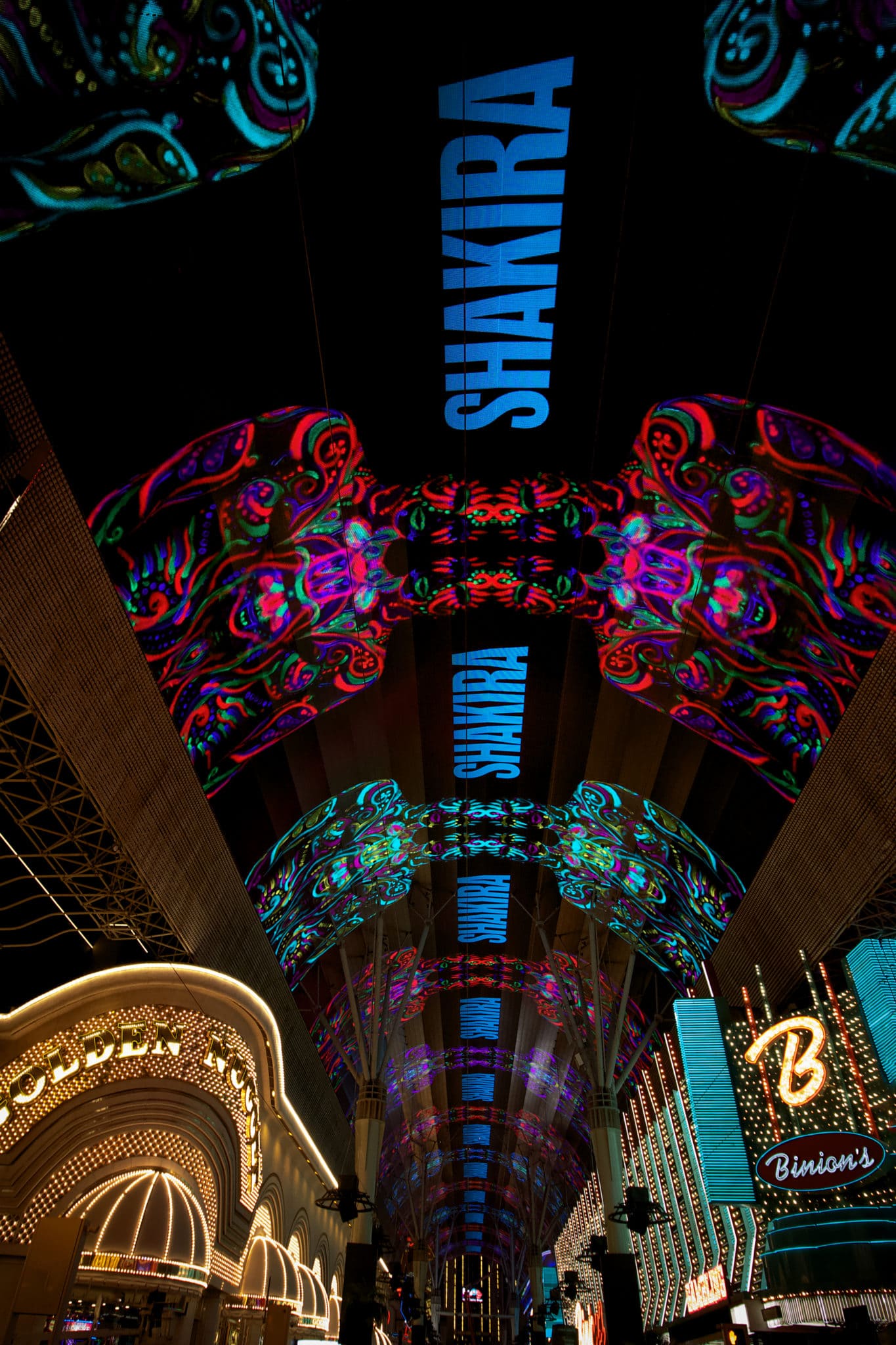 Shakira Viva Vision Light Show | Fremont Street Experience