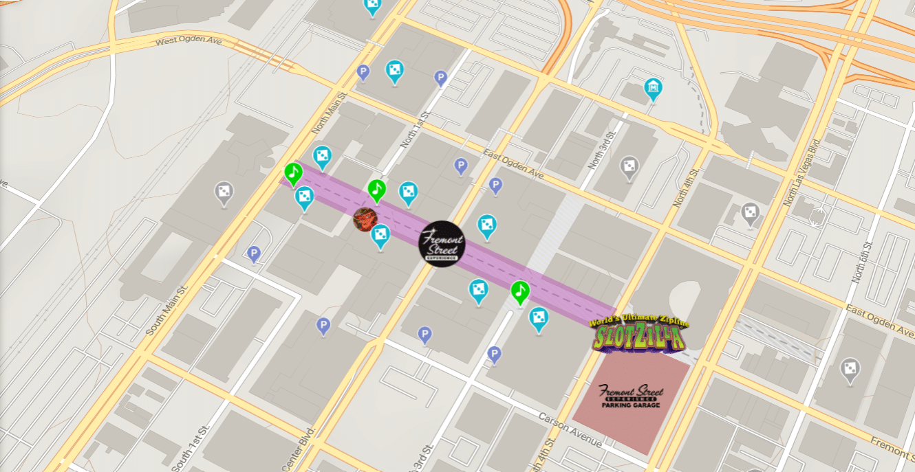 Downtown Las Vegas Interactive Map 