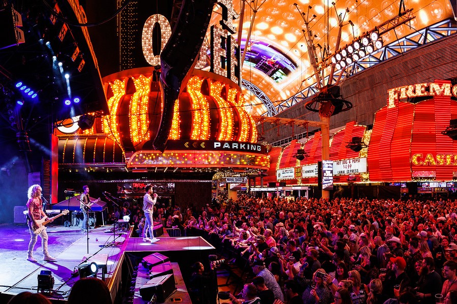 Fremont Street Experience in Downtown Las Vegas