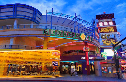 Neonopolis Shopping Center in Downtown Las Vegas