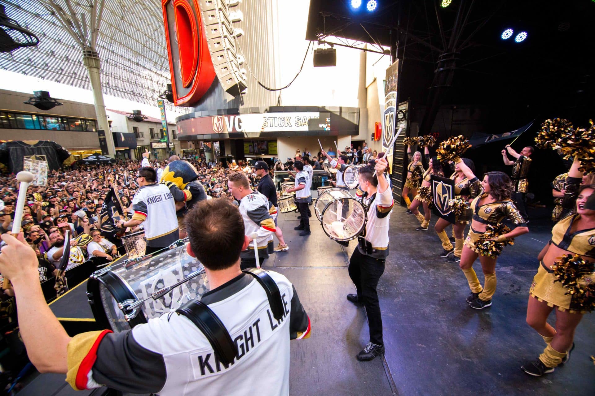 Vegas Golden Knights Fan Fest Fremont Street Experience