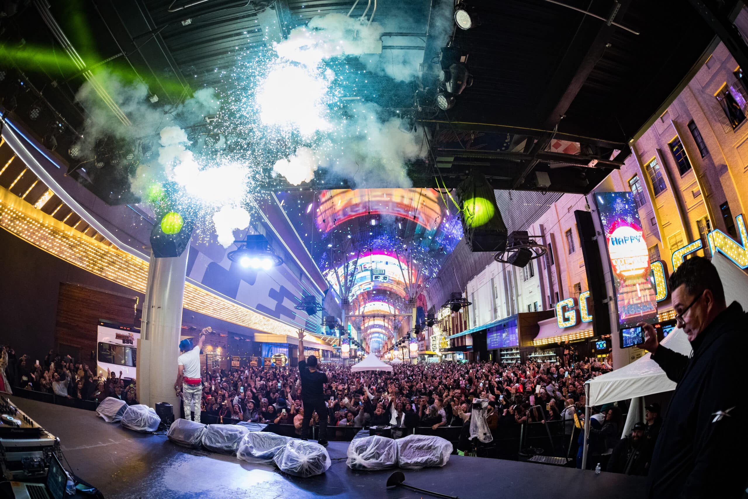 Fremont Street Experience New Year's Eve: No Live Music, But