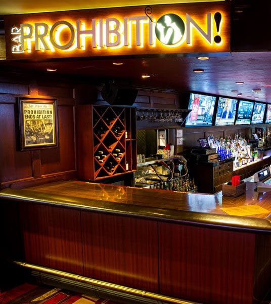 Bar Prohibition! at the Golden Gate Hotel & Casino.