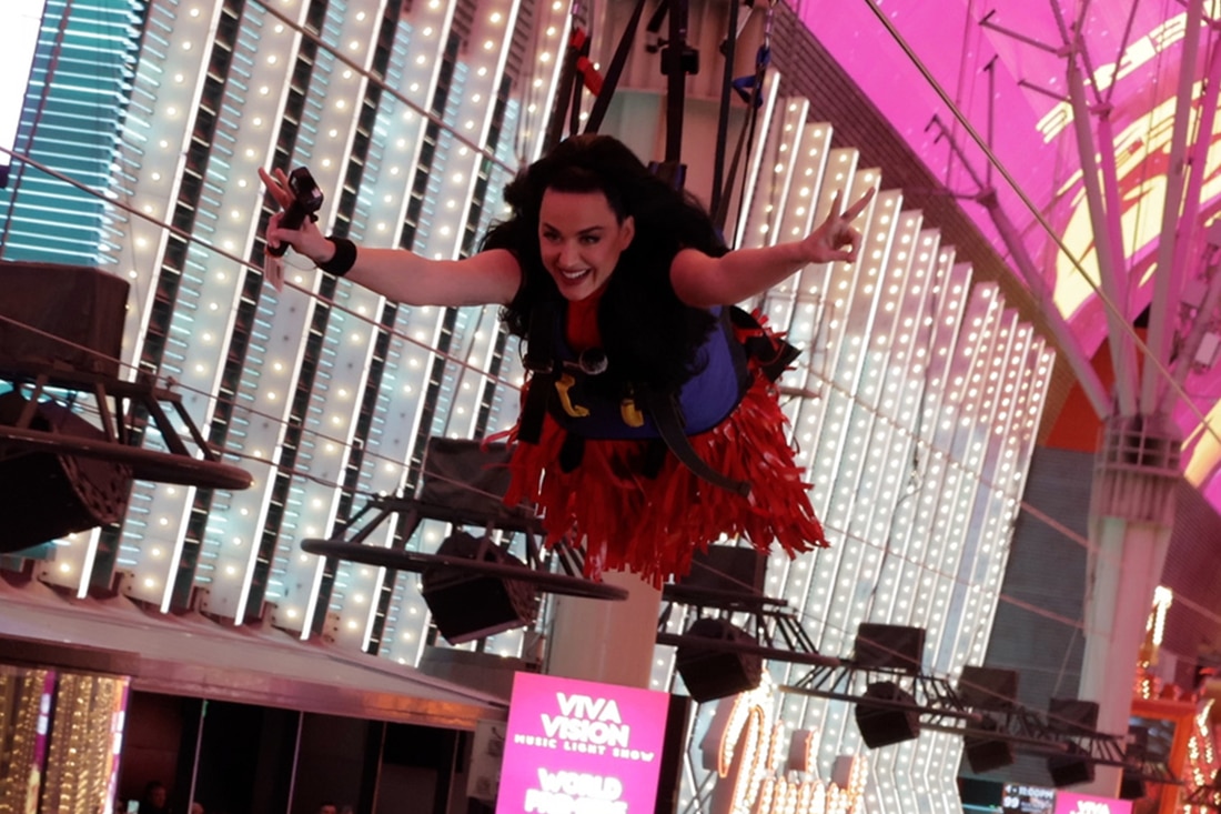 Katy Perry at Fremont Street Experience