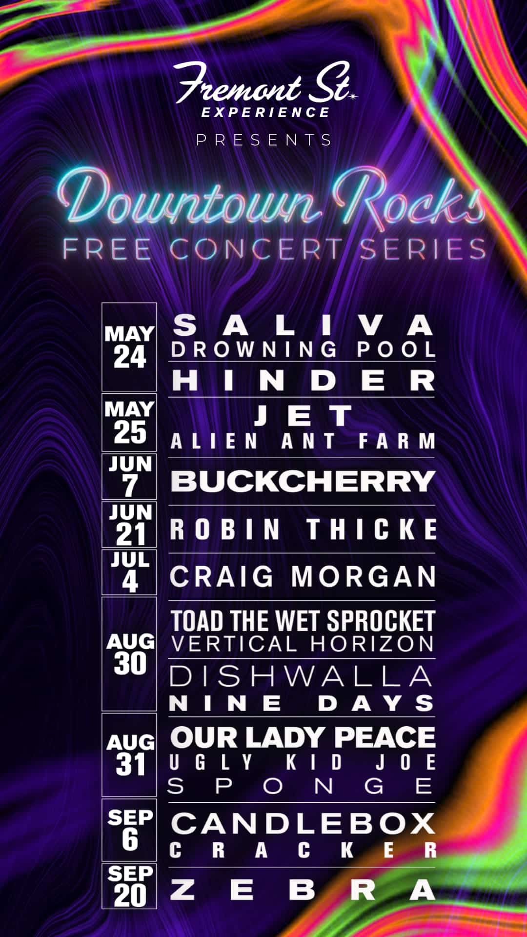 Dtr lineup poster