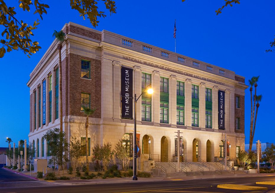 mob museum building in las vegas