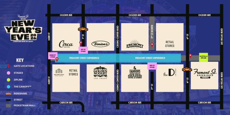 New Year's Eve FAQ's 1 NYE map